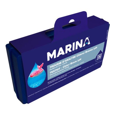 Trousse d'analyse chlore / PH liquide Marina