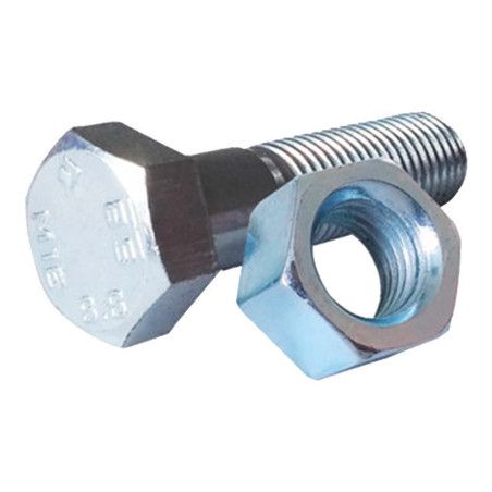 Boulon 24 x 140mm tête hexagonale filetage partiel - classe 8.8 zingué à l'unité - Viswood