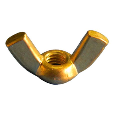 Écrou à oreilles Ø 6mm laiton à l'unité - Viswood