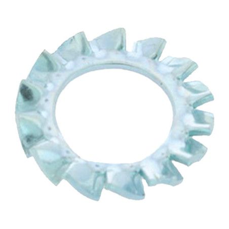 Rondelle éventail Ø4mm acier zingué blanc à l'unité - Viswood