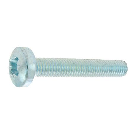 Vis à métaux 4 x 16mm tête cylindrique bombée zingué à l'unité - Viswood