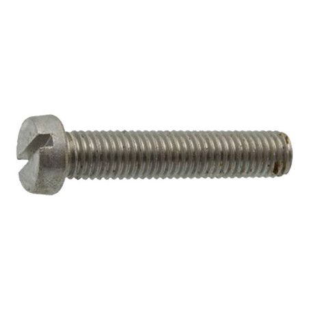 Vis métaux 1.6 x 16mm tête cylindrique fendue inox A2 à l'unité - Viswood