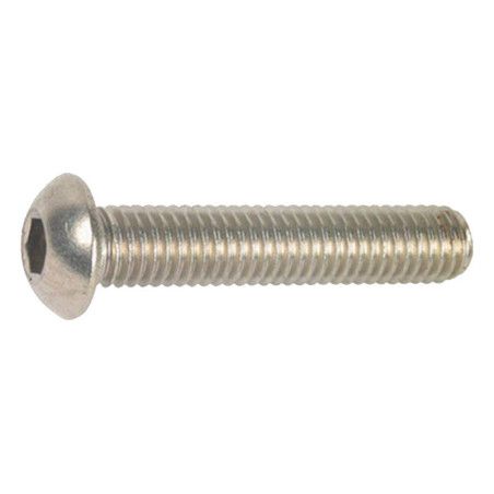 Vis métaux 8 x 70mm tête bombée hexcreuse inox A2 à l'unité - Viswood