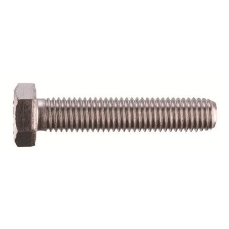 Vis métaux 18 x 80mm tête hexagonale inox A2 à l'unité - Viswood
