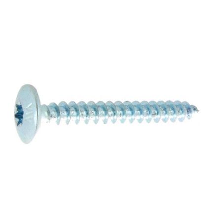 Vis de penture 7 x 70mm tête ronde large Torx acier zingué blanc à l'unité - Viswood