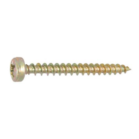 Vis agglo 3 x 20mm tête cylindrique torx acier zingué bichromaté à l'unité - Viswood