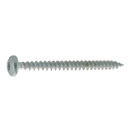 Vis agglo 6 x 60mm tête cylindrique torx acier zingué blanc à l'unité - Viswood