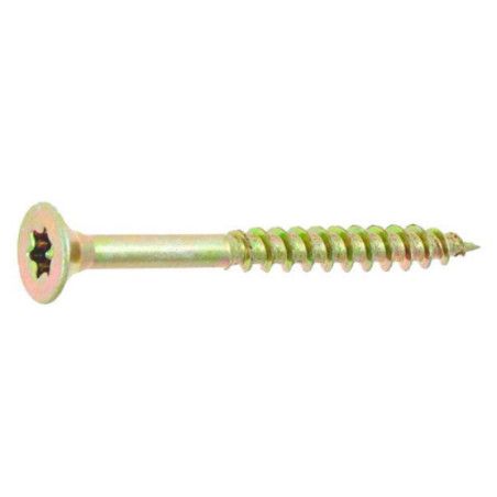 Vis agglo 3 x 16mm tête fraisée torx acier zingué bichromaté à l'unité - Viswood
