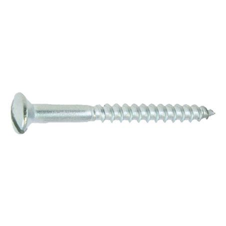 Vis bois 4 x 40mm tête fraisée bombée fendue inox A2 à l'unité - Viswood