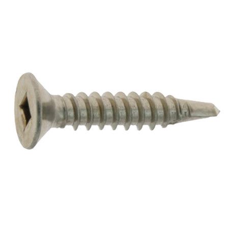 Vis autoperceuse 4,8 x 60mm tête fraisée carrée inox A2 à l'unité - Viswood