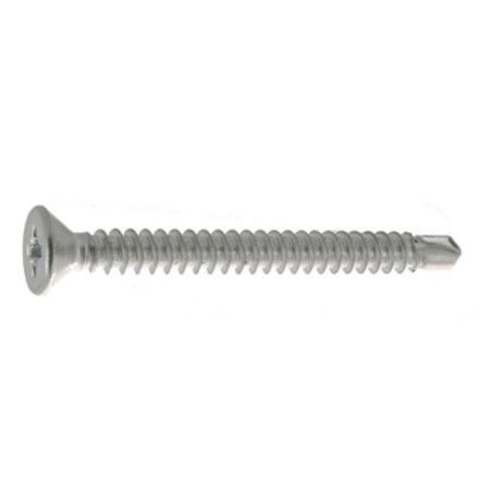 Vis autoperceuse 4,8 x 50,8mm tête fraisée pozidriv inox A2 à l'unité - Viswood