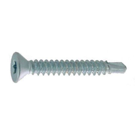 Vis autoperceuse 5,5 x 70/60mm tête fraisée torx acier zingué à l'unité - Viswood