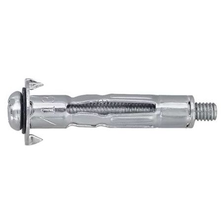 Cheville métallique + vis 5 x 52mm zingué à l'unité - Batifix