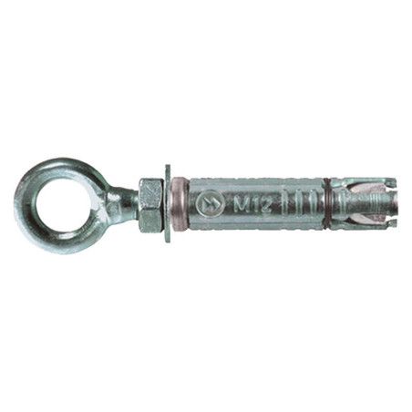 Douille à expansion 6 x 70mm avec piton acier zingué blanc à l'unité - Batifix
