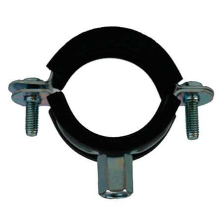 Collier lourd isolé classique Ø15-19mm avec 2 vis acier zingué à l'unité - Batifix