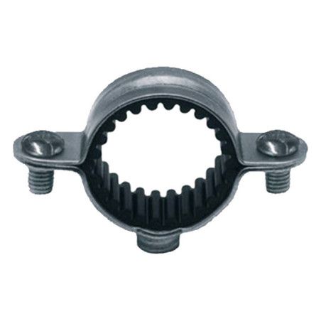 Collier simple isolé Ø22mm acier zingué à l'unité - Batifix