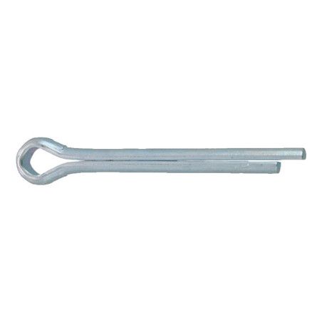 Goupille fendue 2 x 32mm acier zingué blanc à l'unité - Viswood