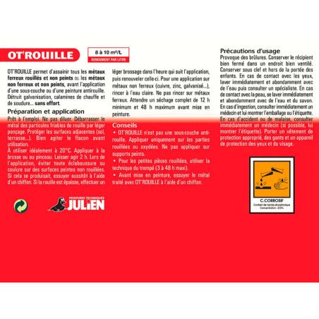 Destructeur de rouille Julien 1L