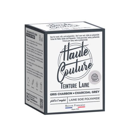 Teinture laine Gris charbon Haute Couture 300g
