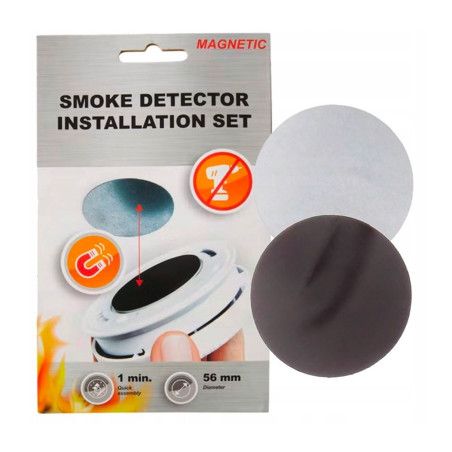 Kit de montage détecteur de fumée magnétique sans perçage