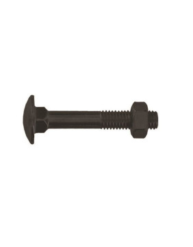 Boulons TRCC en acier zingué noir, toutes dimensions | ToutBrico.com