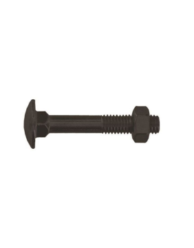 Boulons TRCC acier zingué noir pour vos travaux | ToutBrico.com
